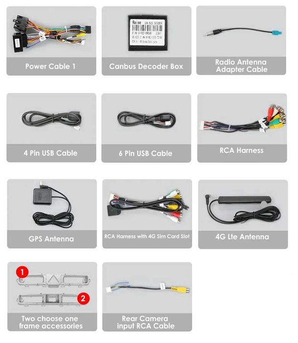Мултимедия 9″ Android 14 за VW Tiguan CARPLAY навигация RDS DSP GPS