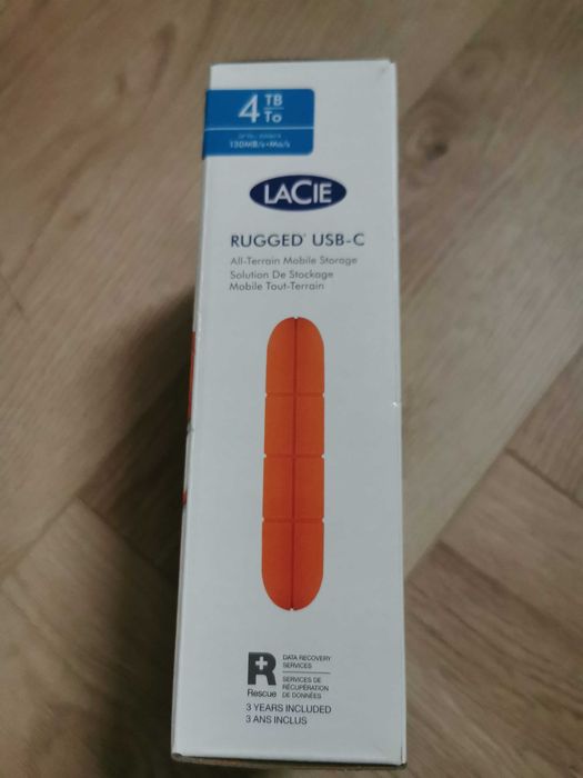 Lacie Rugged USB-C 4 Tb si Seagate Gaming