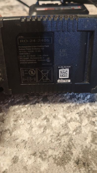 Acumulator Einhell 4Ah 18v+încărcător