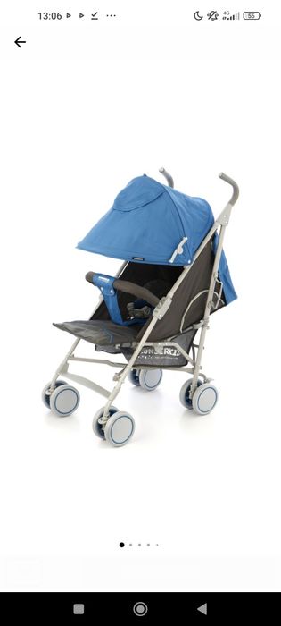 Cărucior sport tip umbrela , reglabil ,cadru metalic.
