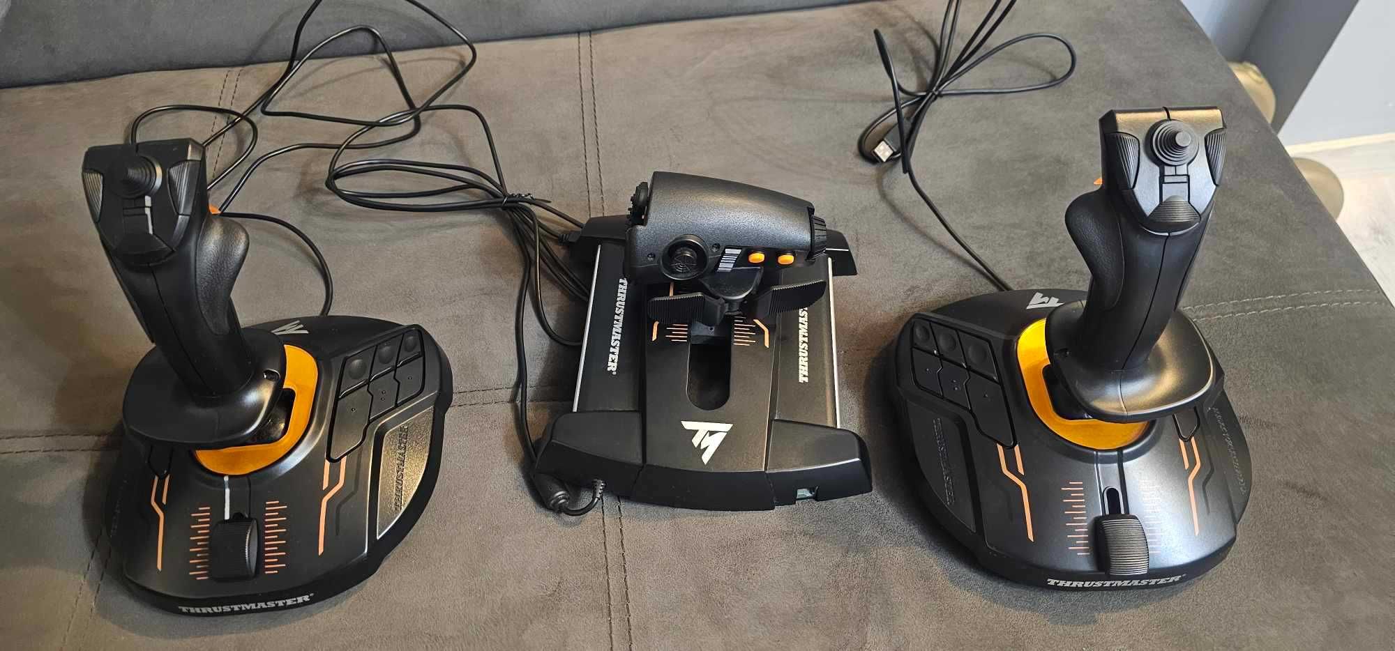 Thrustmaster T.16000M FCS HOTAS/HOSAS Space Sim Duo джойстик и дросел ...