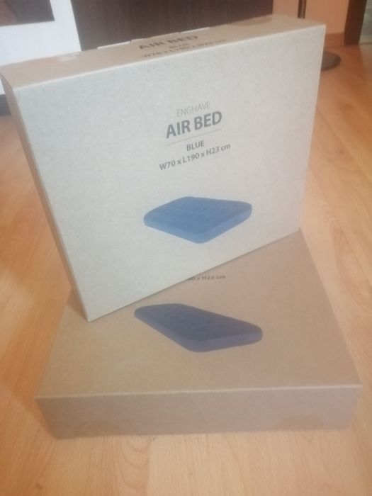 Надуваемо легло ново, в кутия.