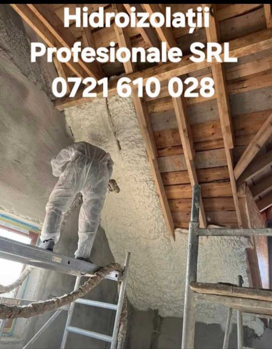 Hidroizolatii acoperisuri  si Spuma Poliuretanica mansarde Focsani