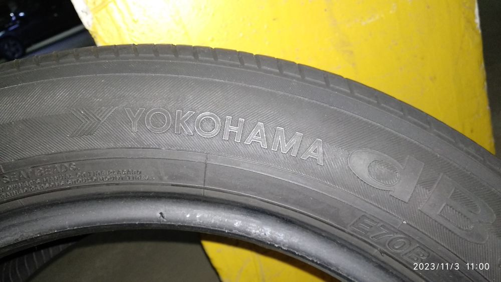 Продам две летние шины yokohama
