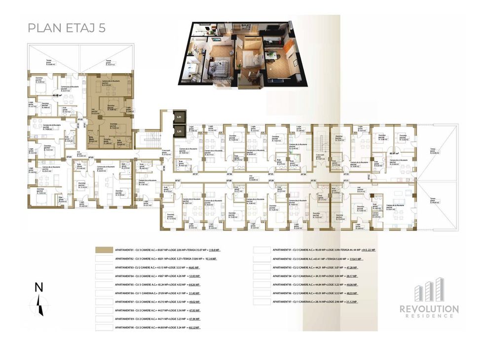 NEW! COMISION 0% - Apartamente cu 3 camere - Republicii 115, Baia Mare
