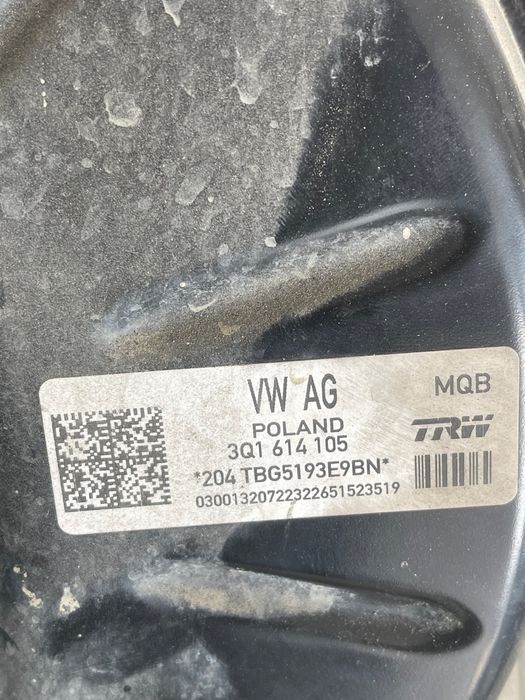 Tulumba Frana Volkswagen Passat B8 [ 2014 - 2019 ] 2.0Tdi Cua 3Q161410