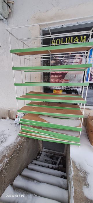 Стелаж прилавка Полки