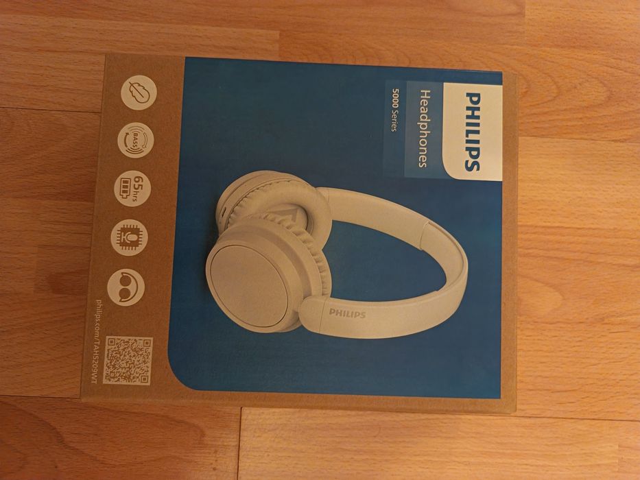 Безжични слушалки Philips TAH5209WT