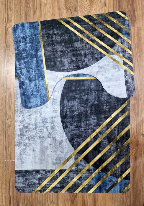 Коврик для ванной хай-тек, водонепроницаемый, 90×60 см