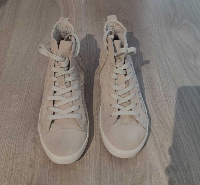 Pantofi dama, sport, PIELE naturala intoarsa,gri,marime 39 Transport 0