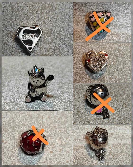 Charm pandantiv tip Pandora argint 925