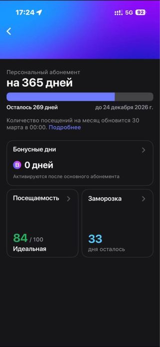 1Fit абонемент срочно