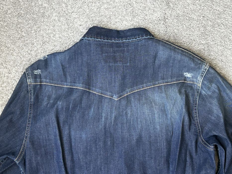 DSQUARED2 Shirts - Blue Men's Denim Shirt  50