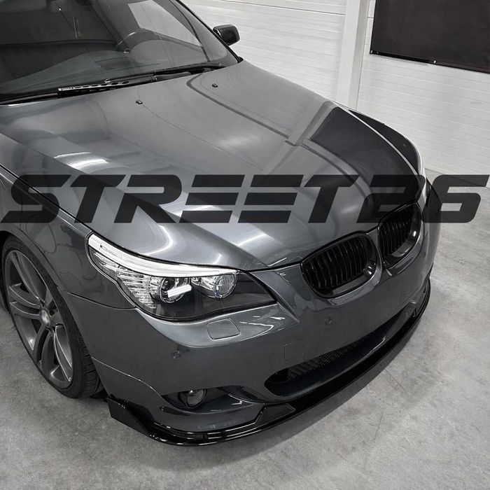 Prelungire Lip Bara Fata BMW Seria 5 E60 E61 (2003-2010) Negru Lucios