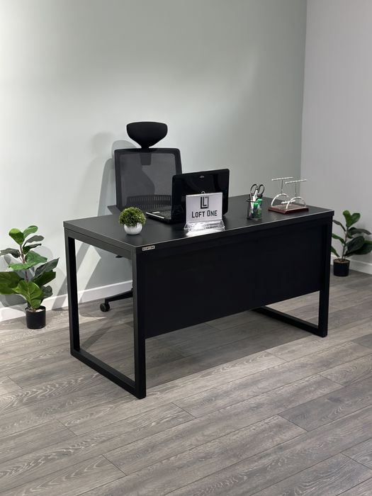 Офисный стол в стиле лофт, директорский стол, парта