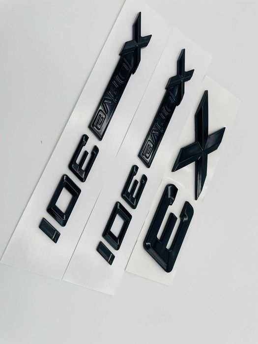 Set embleme compatibile BMW X3 x-drive 30i negru