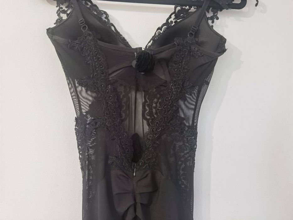Rochie lunga cu trena Chantall