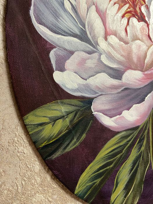 Картина цветы маслом