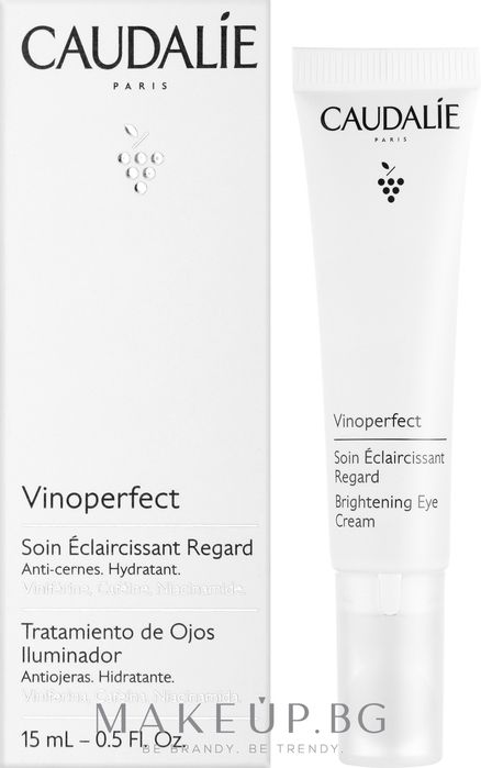 CAUDALIE Vinoperfect Brightening Eye Cream Продукт за очи