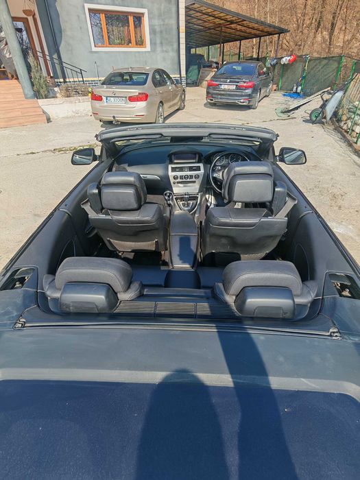 2009 BMW E64 635d Cabrio decapotabila Facelift 3.0 bi-turbo 286 cp automata volan dreapta acte de Bulgaria BG schimb / variante X5 SERIA 7 E38 SUV