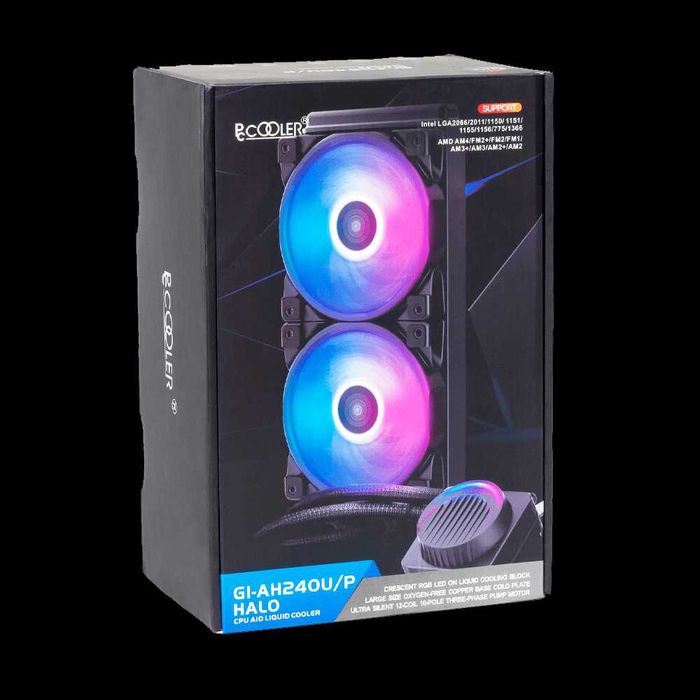 Система охлаждения PCCooler GI-AH240P Halo FRGB
