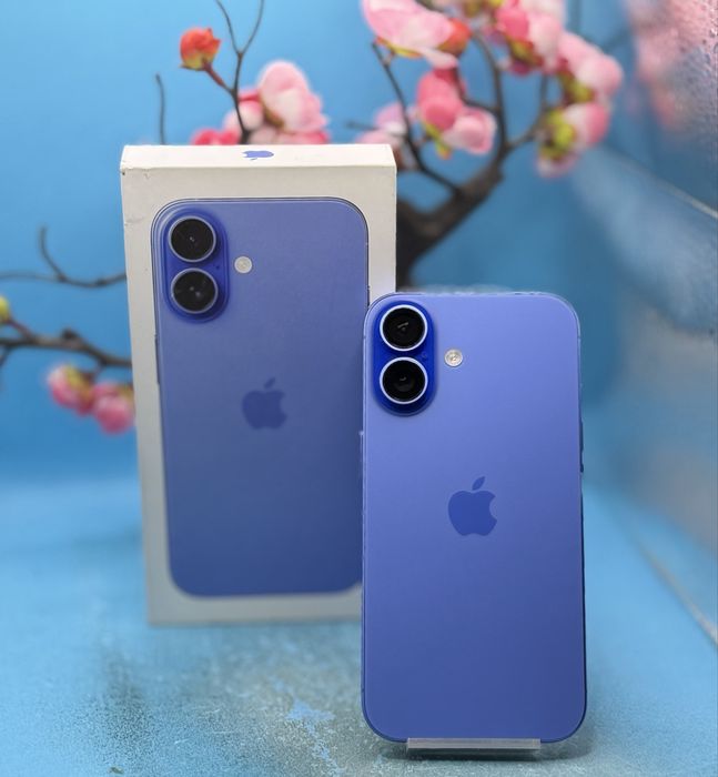 ПЕРФЕКТЕН!!! Apple iPhone 16, 128 GB, Ultramarine
