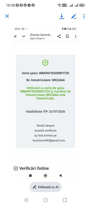 BMW X3 automat 2.5 benzină &gpl