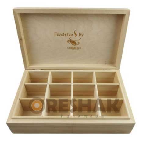 Кутия за подправки, за чай, ръчна изработка от ЛИПА, НОВА