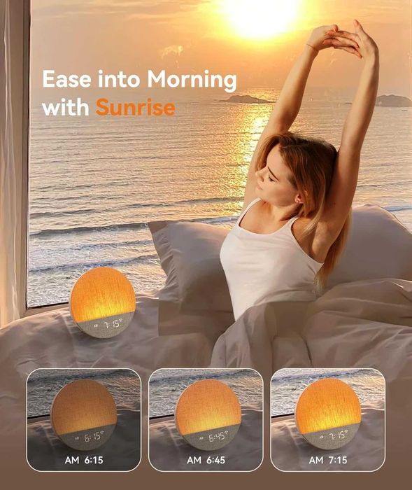 Dreamegg Daylight аларма лампа с приложение и 34 звука