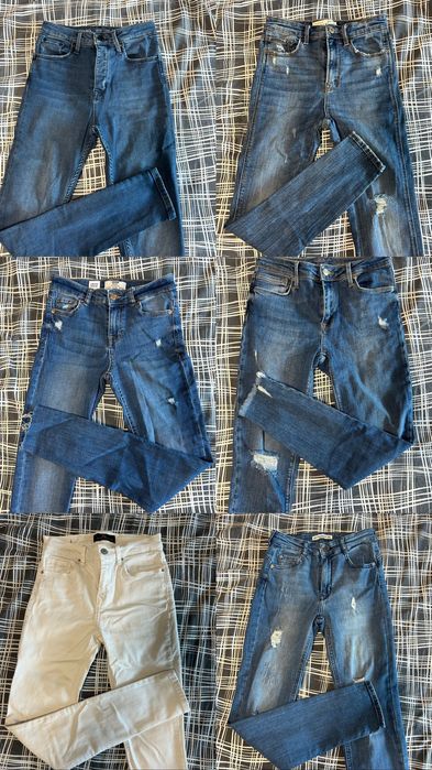 Дънки Zara Stradivarius Bershka