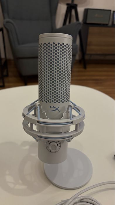 Микрофон HyperX - QuadCast 2, бял