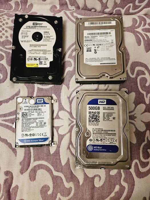 Жёсткие диски не запускаются