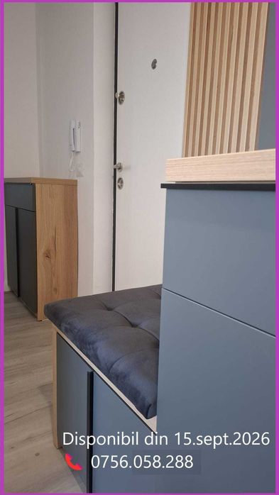 Proprietar! Inchiriez apartament 2 camere langa Metrou M2, modern, bloc nou.