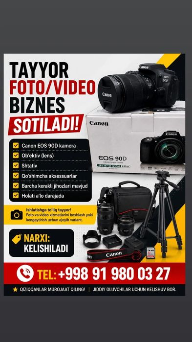 Canon 90d ideal holatda