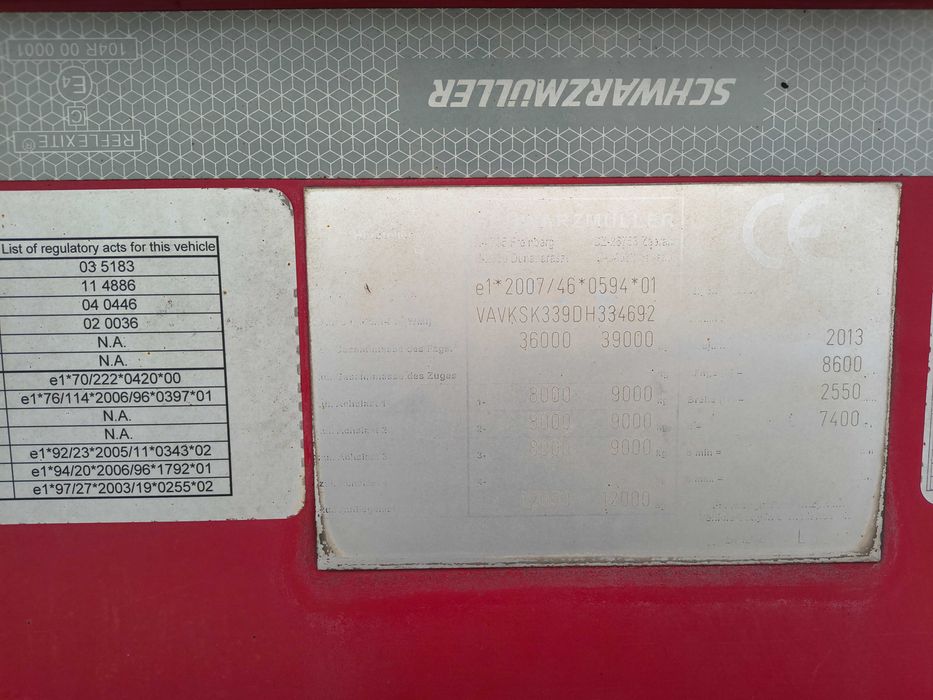 Semiremorca Schwarzmuller