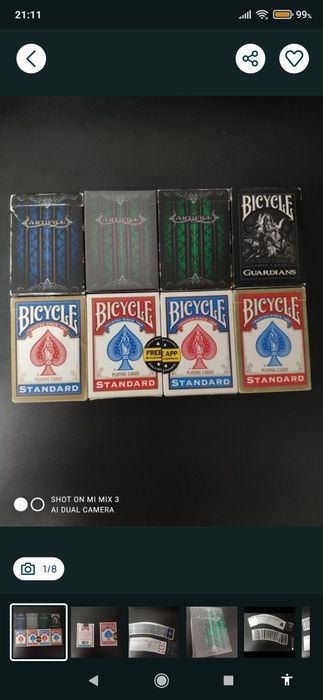 Carti de joc bicycle