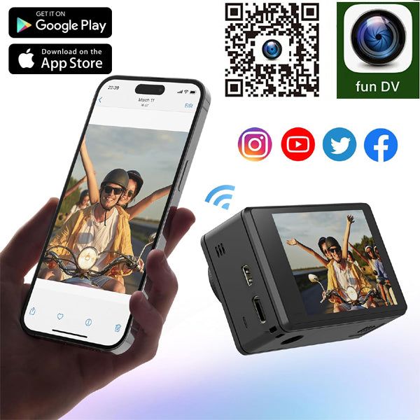 Екшън камера C26 - 4K/30FPS С WIFI водоустойчива до 30 метра /SPK064/