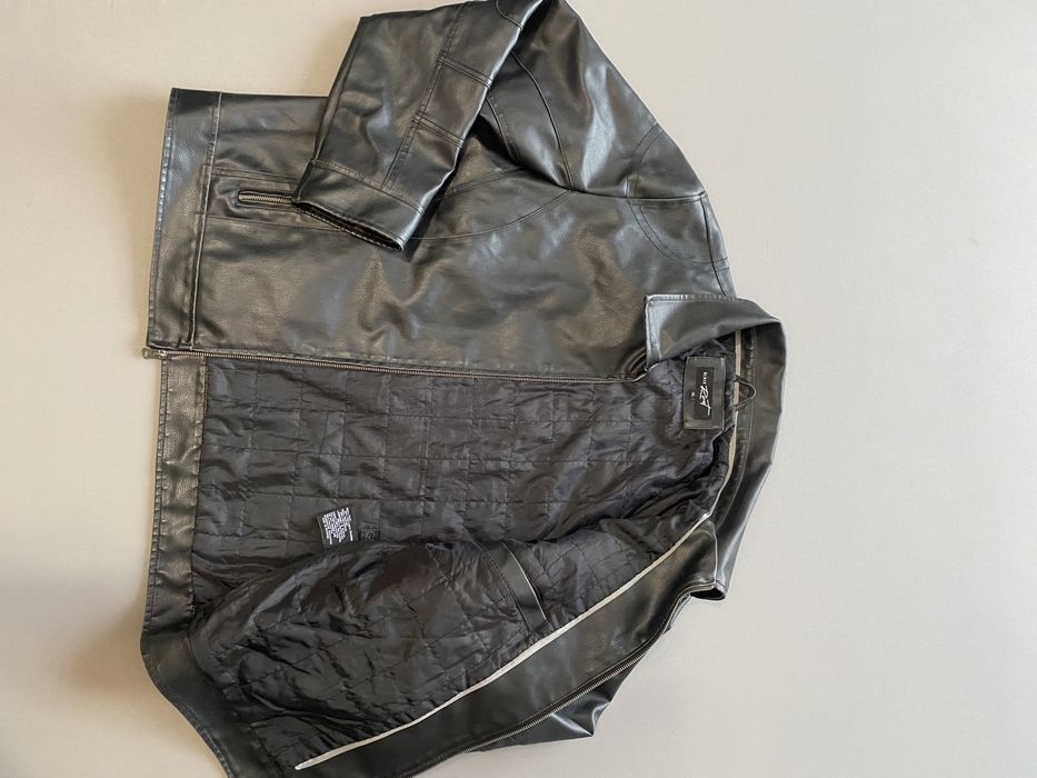 Geaca piele naturala Black Rivet XL