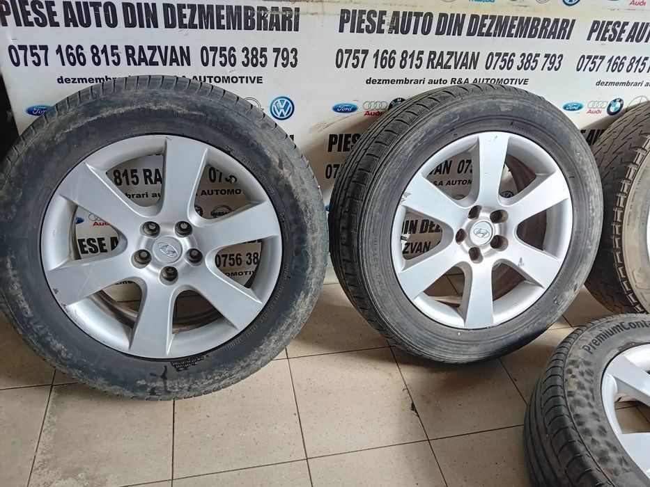 Set 5 Jante Aluminiu Hyundai Santa Fe 2 II 235/60R18 Prezoane 5x114.3