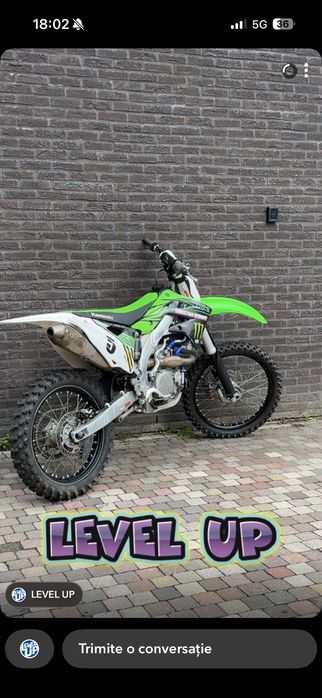 Vand kawasaki kx450 f anul 2010 stare perfecta de functionare