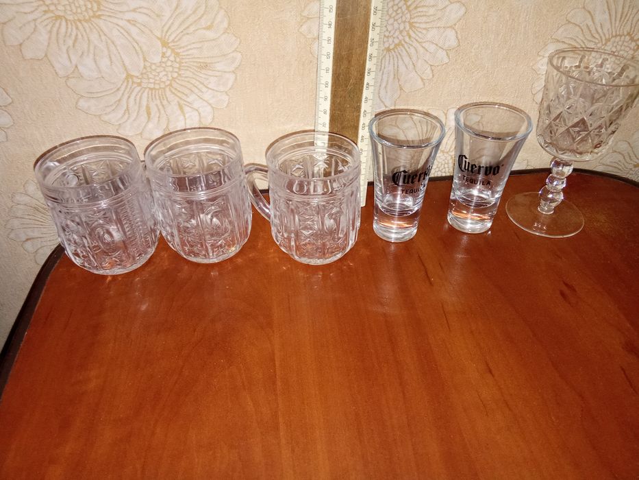 Хрустальные фужеры и др