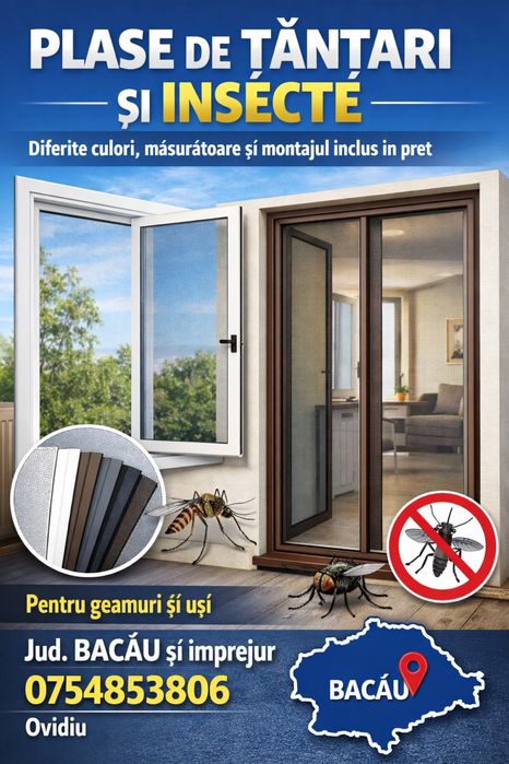 Plase insecte diferite culori si dimensiuni