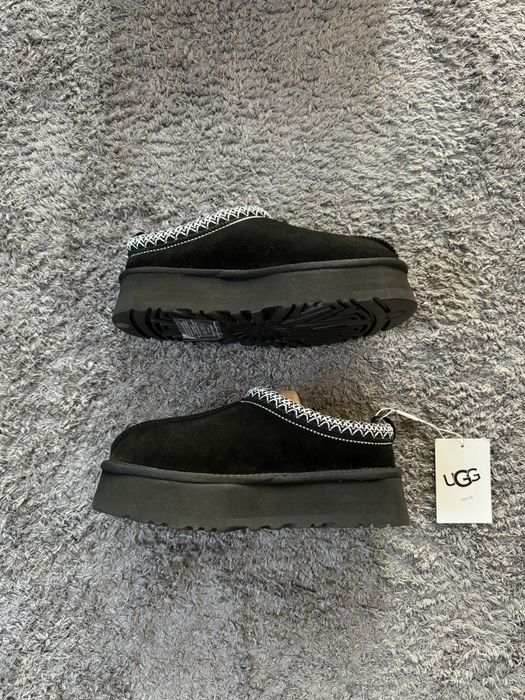 UGG Tasman Platform Slippers Black