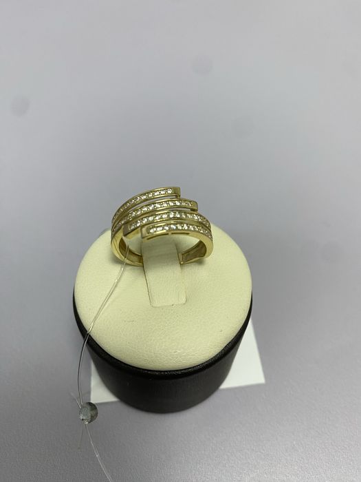 Кольцо камнями #АК8893