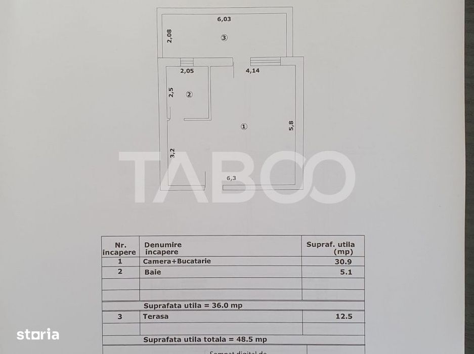 Studio de vanzare 36mp utili + terasa 12 mp la pret de DEZVOLTATOR — fotografia 3