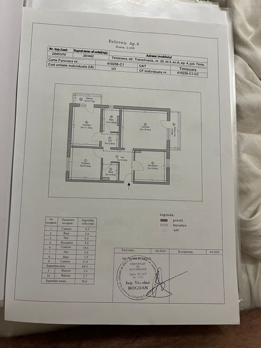 Apartament 3 camere