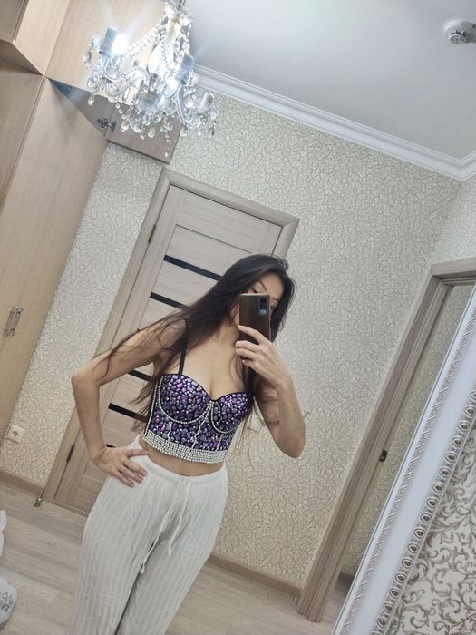 Топы со стразами