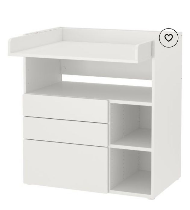 SMÅSTAD маса за повиване, повивалник