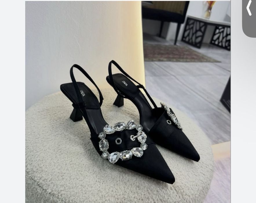 Туфли зара черные