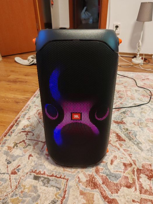 BOXA JBL Partybox 110, 160W, Original Pro Sound, Dynamic light, Bluetooth, USB, Baterie 12H, IPX4, Negru